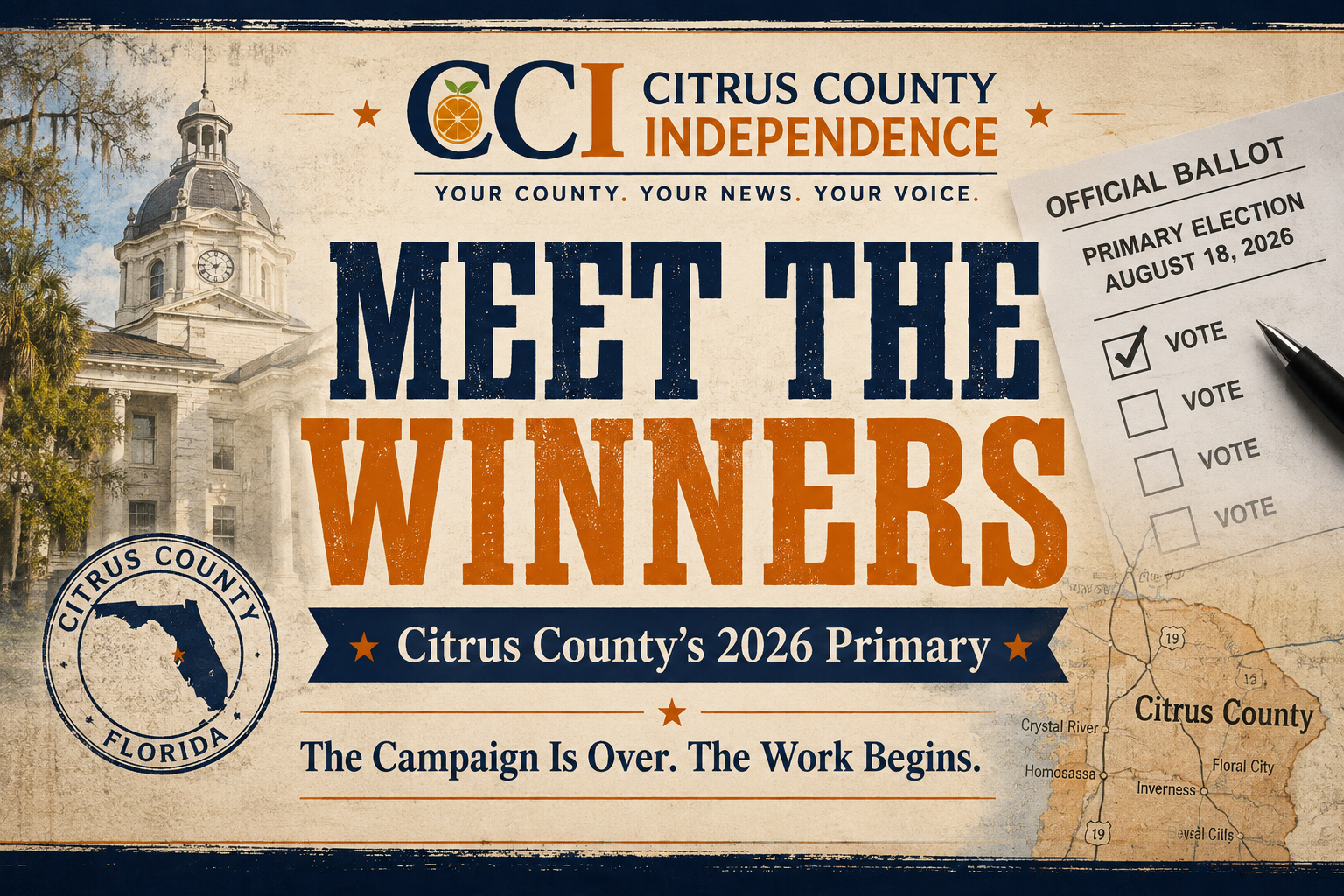 Meet the Winners — Citrus County 2026 Primary Election